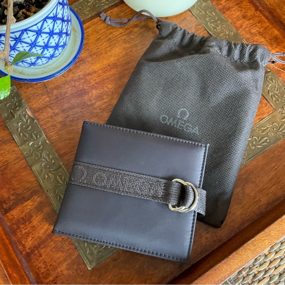 Authentic Omega pocket note pad with pen, new never been used